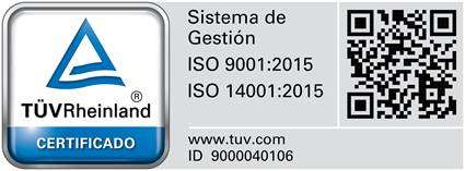 Sello TÜV Rheinland, sistema de gestión certificado